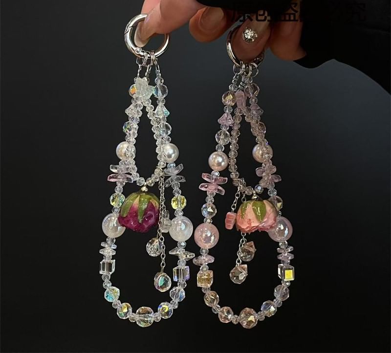 Phone Pad with Lanyard Beaded