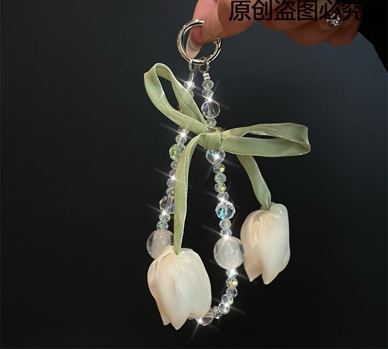 Phone Pad Flower with Lanyard