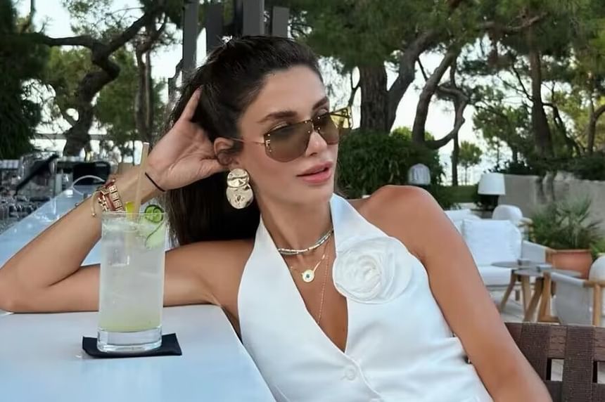 Single-Breasted Plain Flower Halter Back Crop V-Neck Vest Open Accent