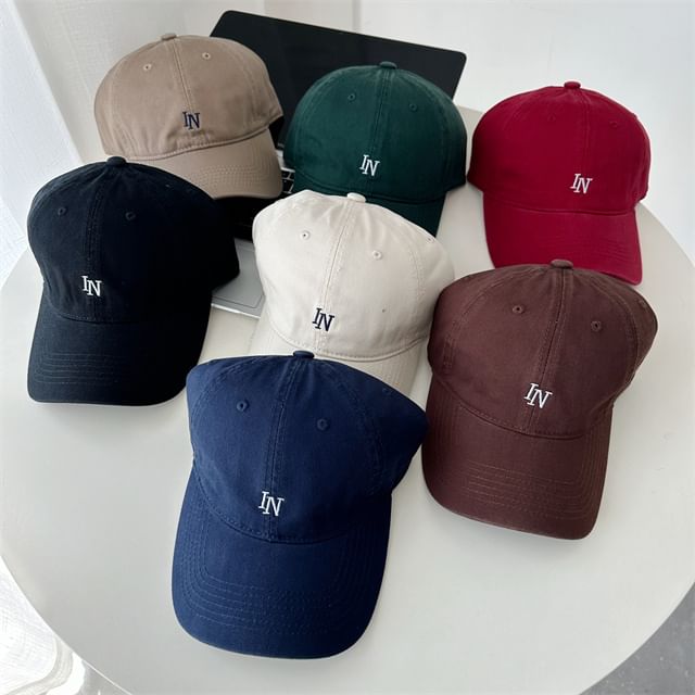 Cap Baseball Lettering Embroidered