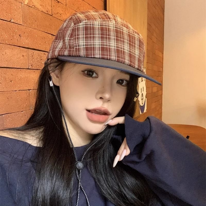 Baseball Cap Plaid