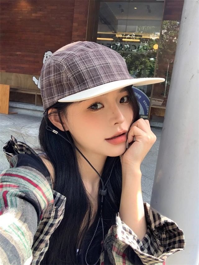 Baseball Cap Plaid
