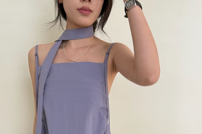 Top Plain Neck Square Cami