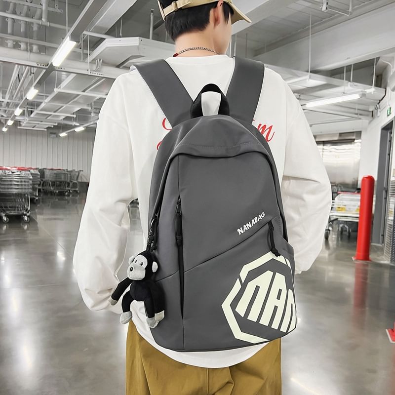 Set Bag / Charm Godzilla Lettering Backpack