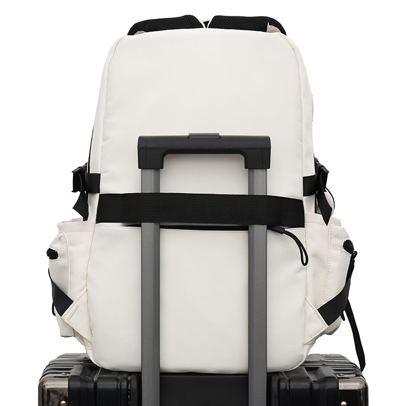 Flap Charm Lettering Bag Backpack / Set