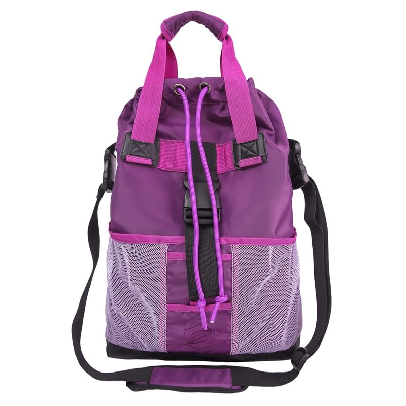 Crossbody Color Block Drawstring Bag