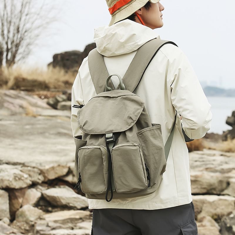 Plain Backpack Flap