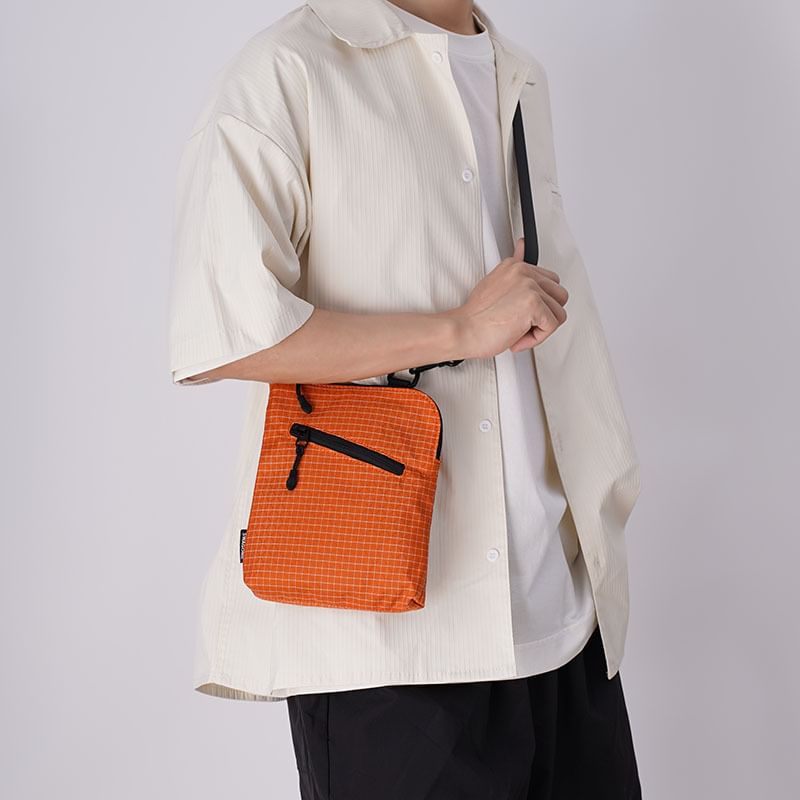 Crossbody Plaid Bag