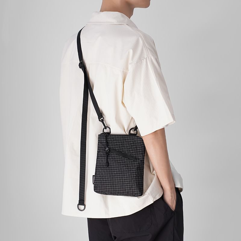 Crossbody Plaid Bag