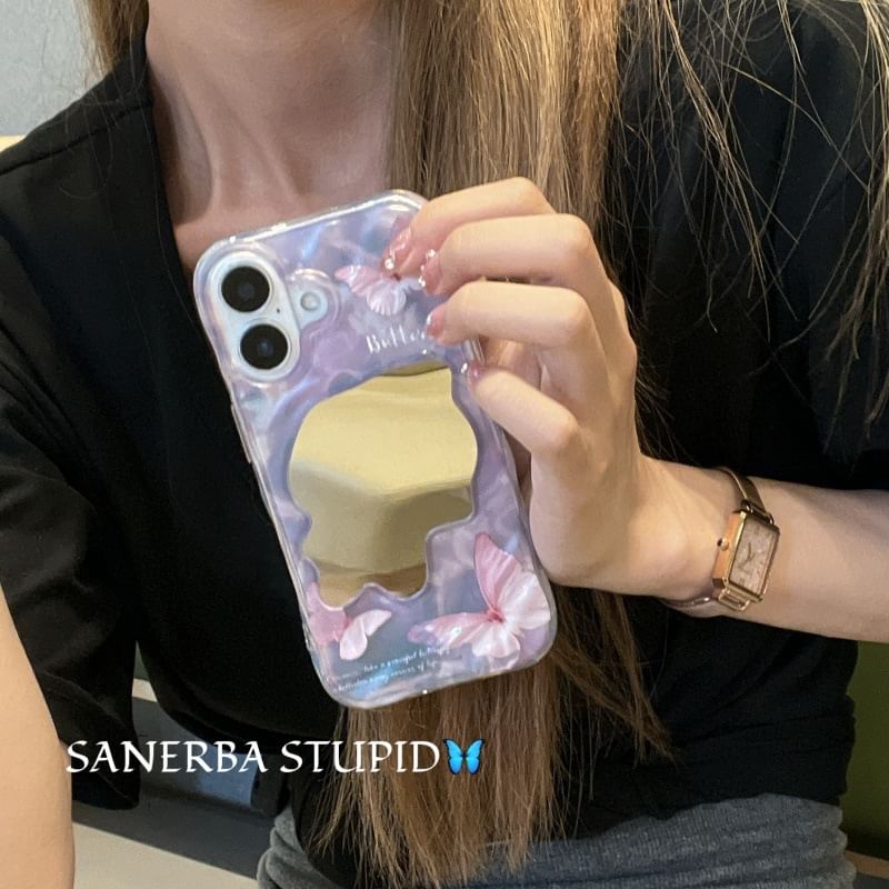 Phone Case Mirrored Butterfly