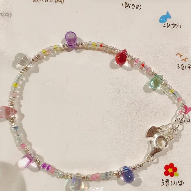 Faux Crystal Bracelet Beaded