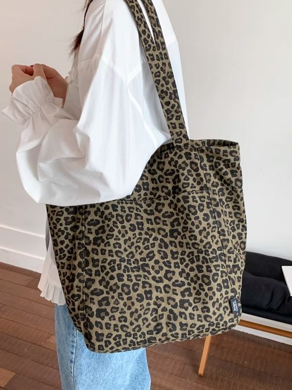 Leopard Tote Bag Print
