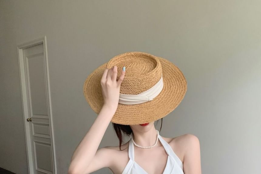 Halter Sleeveless Mini Dress Ruched