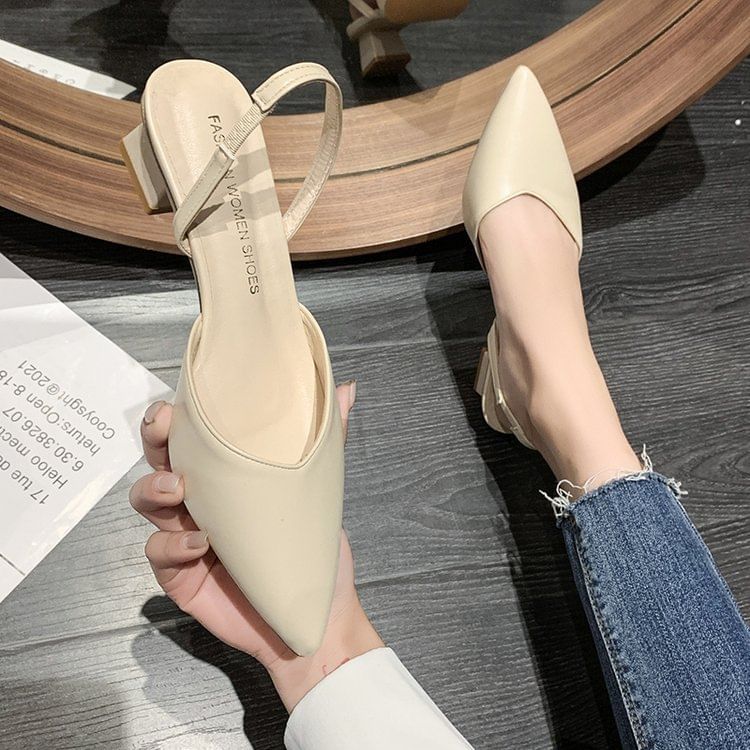 Pumps Pointed Toe Slingback