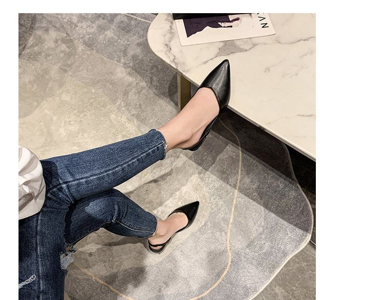 Pumps Pointed Toe Slingback