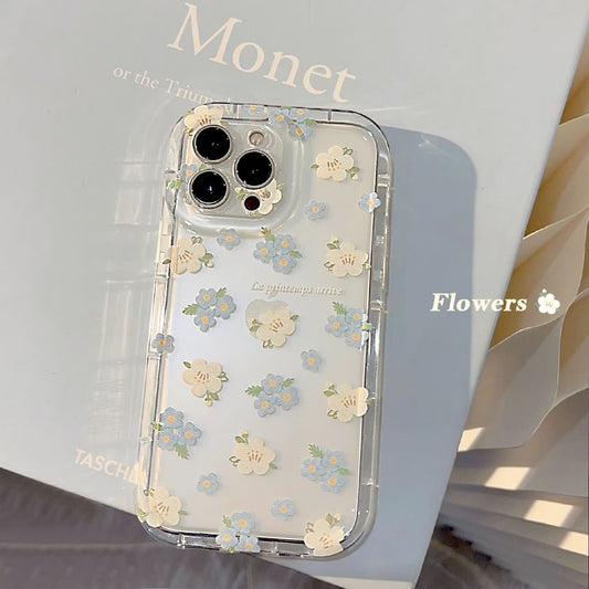 Floral Transparent Phone Case