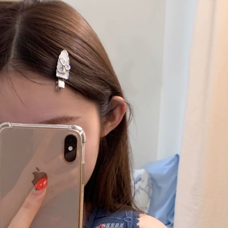 Cherry Bow Set Rhinestone / Hair 2: of Alloy Clip