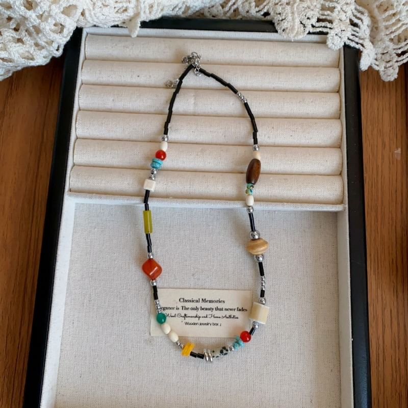 Gemstone Bead Choker