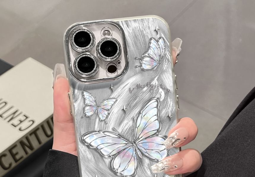 Butterfly Phone Case with Strap