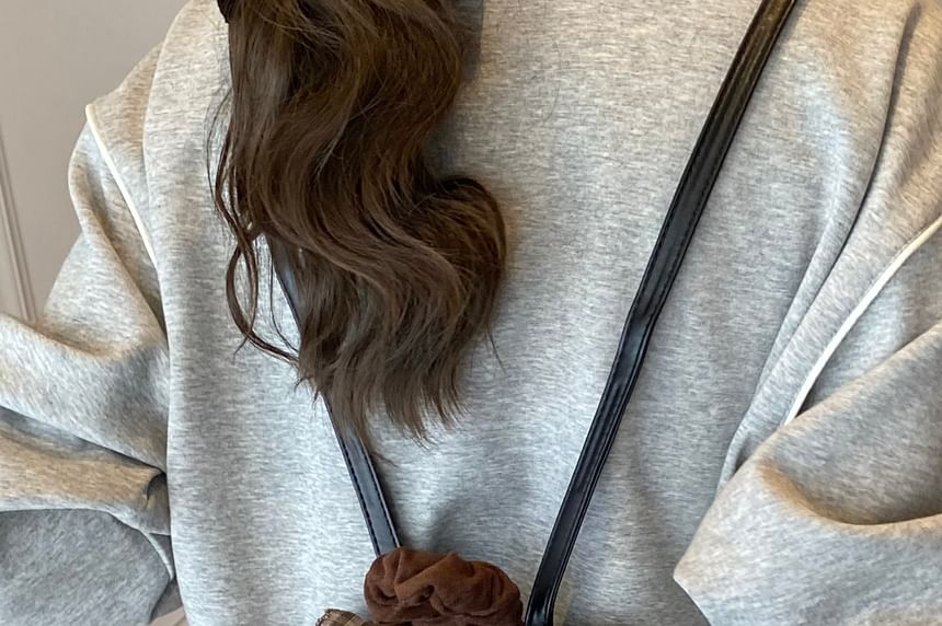 Dotted Small Backpack Ruffle Floral Panel