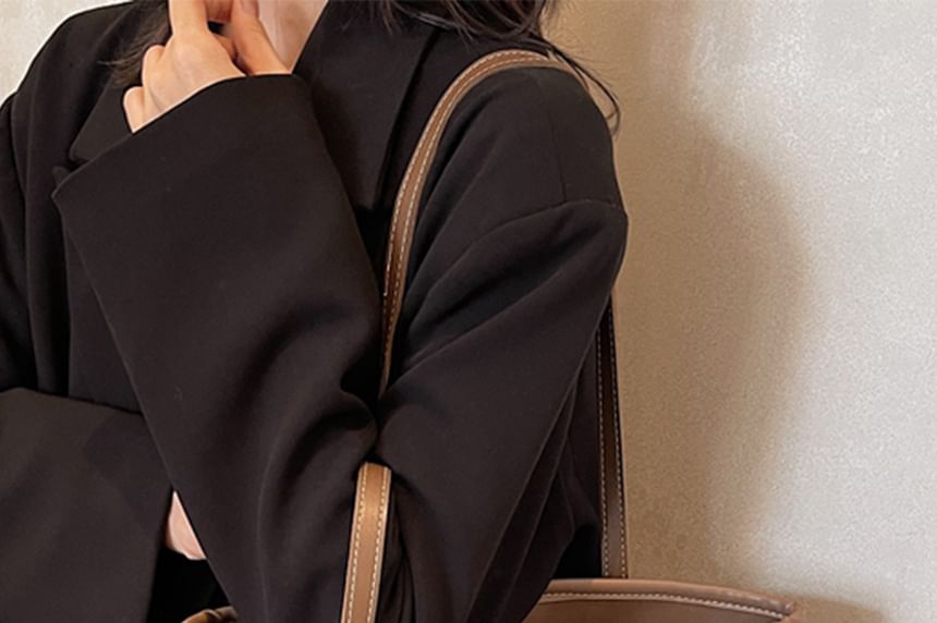 Faux Bag Tote Leather