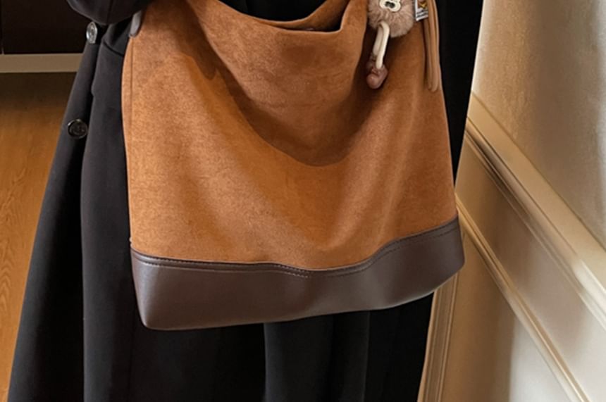 Bag Faux Tote Suede
