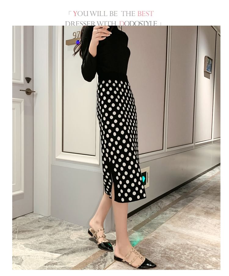 Plaid Midi Skirt - High Rise