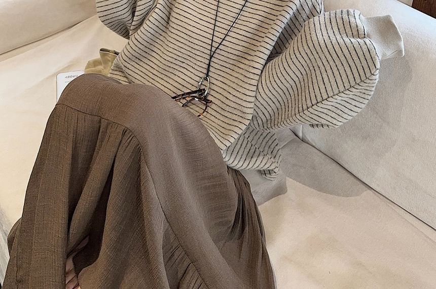 Striped Crewneck Pullover