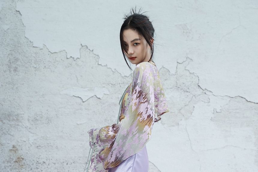 High-Rise Maxi A-Line Skirt