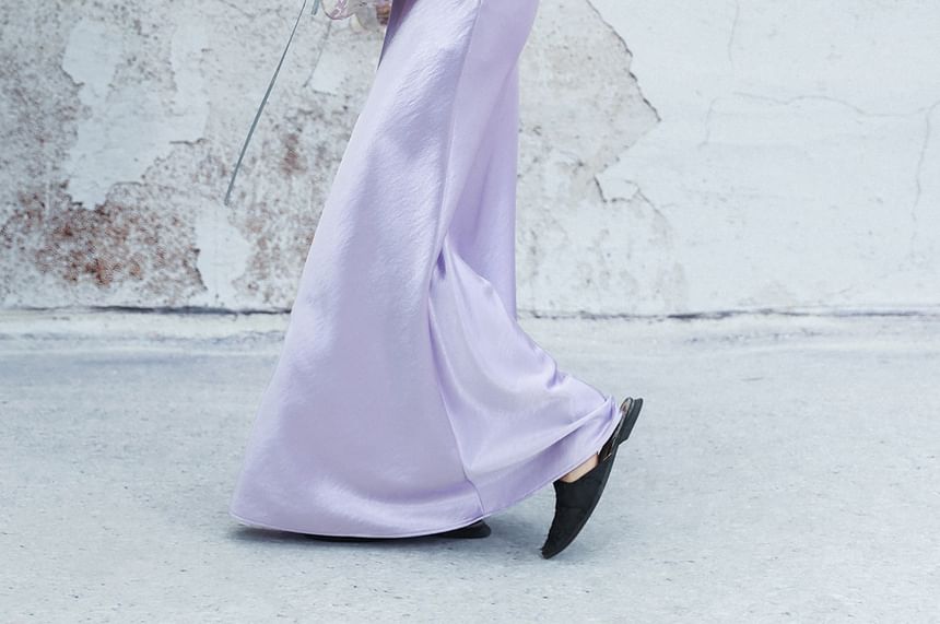High-Rise Maxi A-Line Skirt