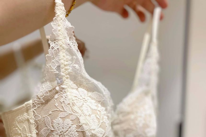 Lace Trim Bra Top