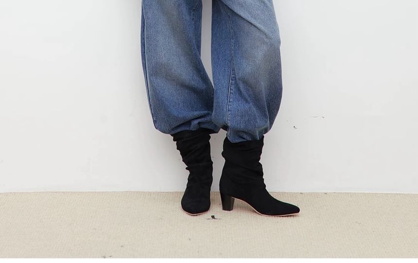 Long-Sleeve Off-Shoulder Plaid Blouse