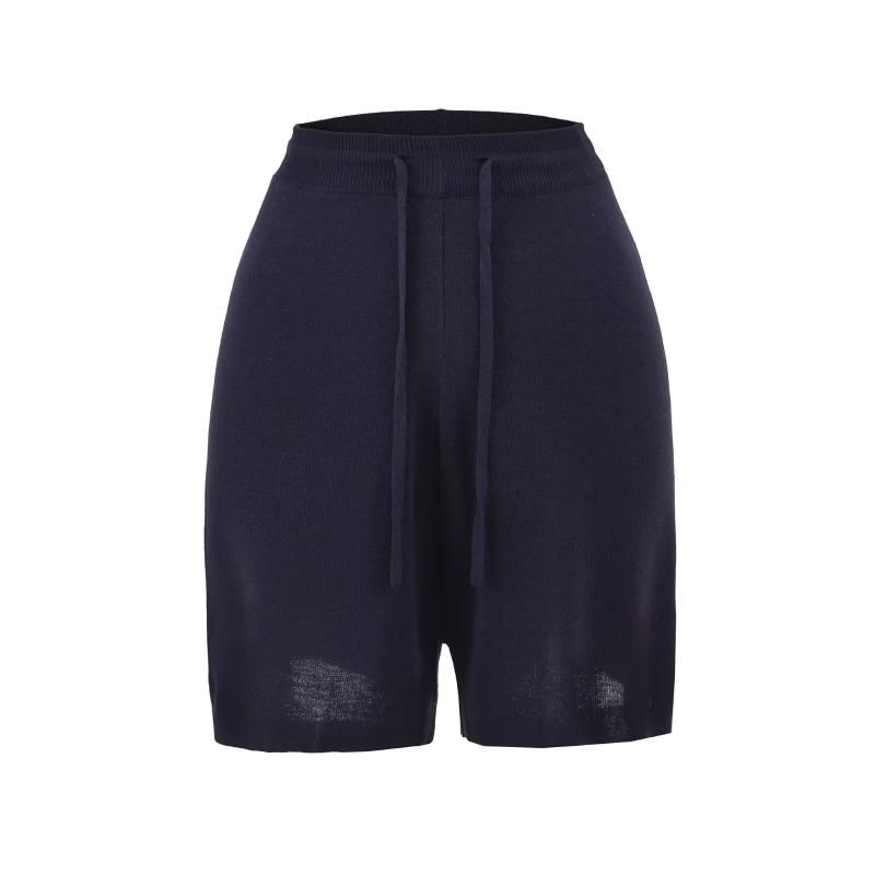 V-Neck Tank Top, Cardigan, and Drawstring Shorts Set