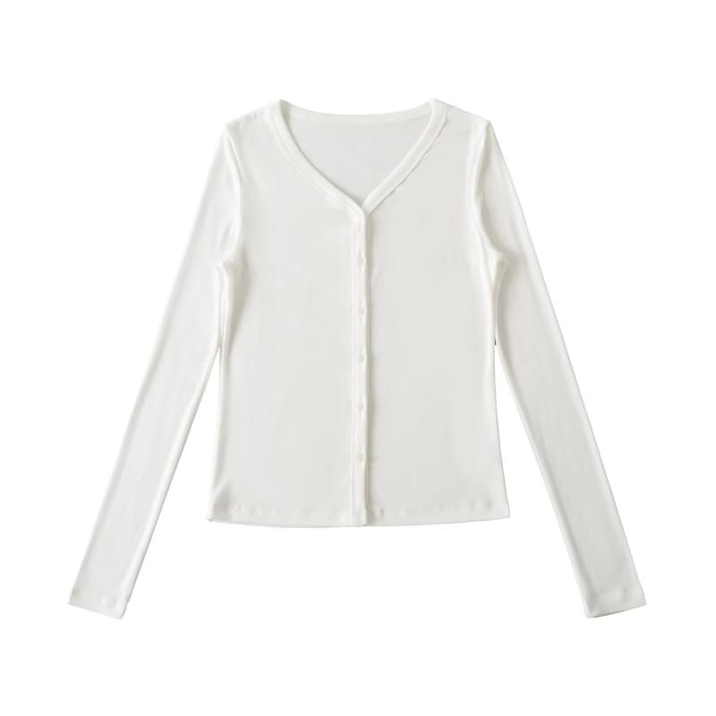 Classic V-Neck Knit Cardigan