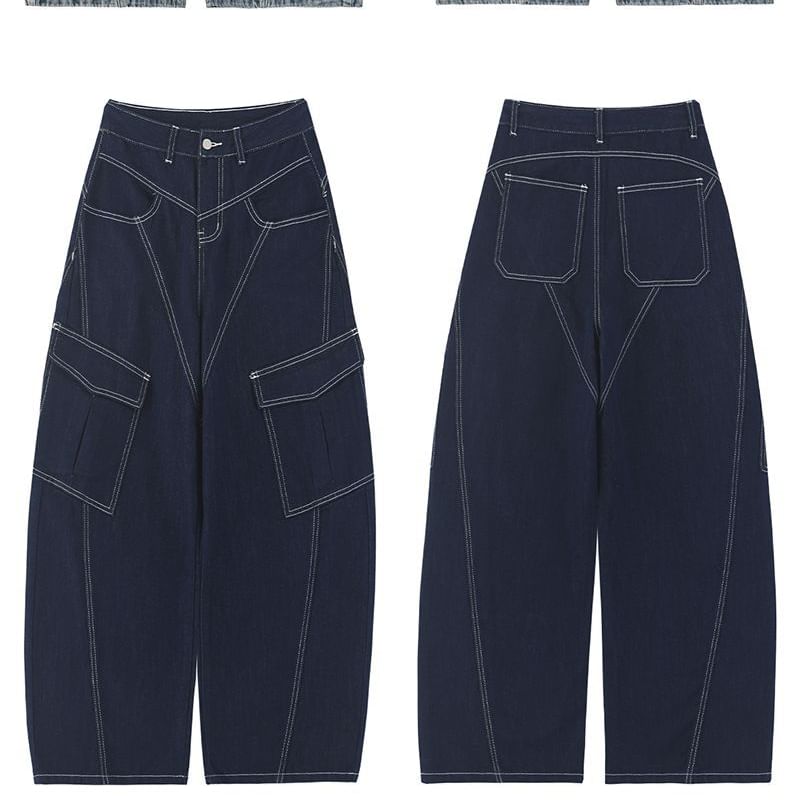 Mid Rise Baggy Cargo Pants (Various Designs)