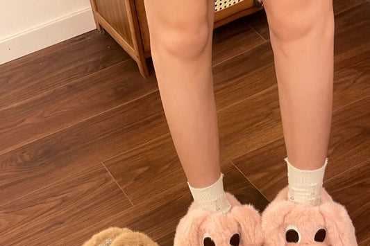 Furry Dog Ankle Snow Boots