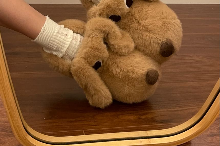 Furry Dog Ankle Snow Boots