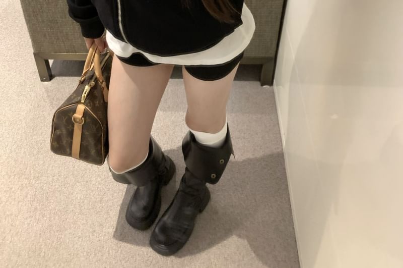 Solid Asymmetric Zip-Up Hooded Sweatshirt