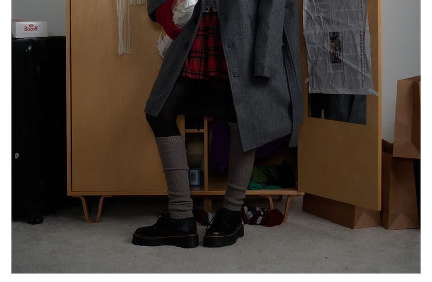 Lapel Wool Coat with Sash