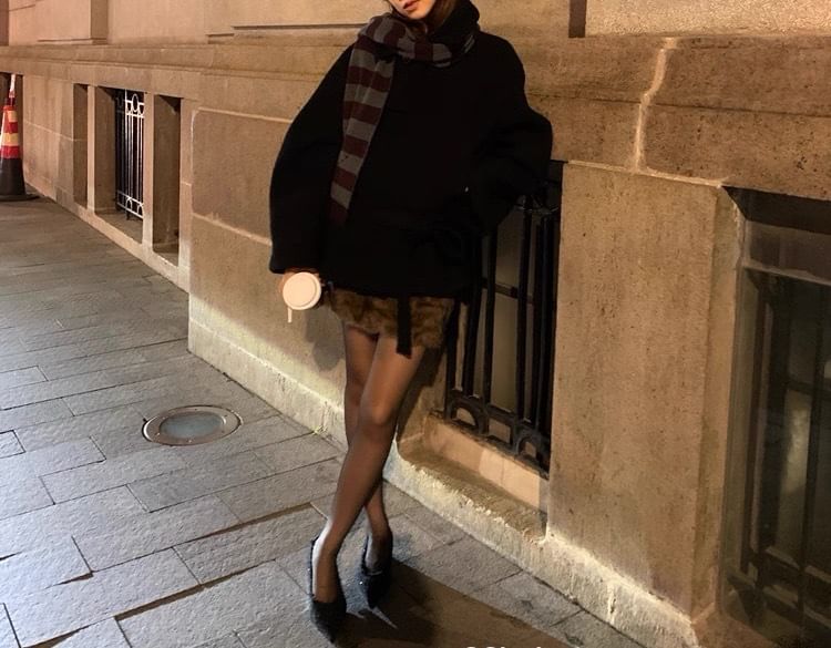 Collared Plain Double Breasted Jacket