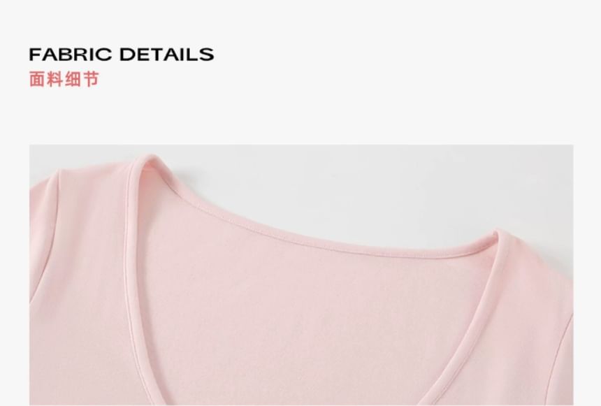 Halter Plain Top / Long Sleeve V-Neck Plain Ruched T-Shirt / High Waist Floral Print Midi A-Line Skirt / Set