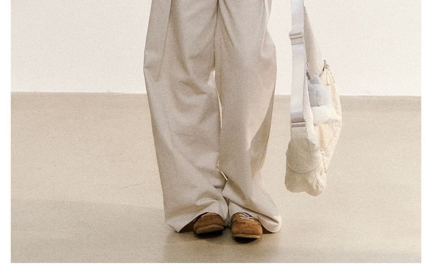 Collar Fluffy Trim Tie Front Jacket