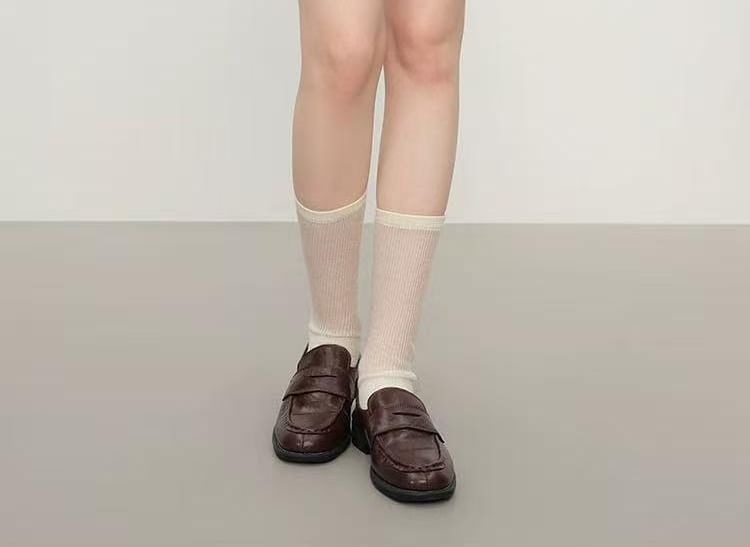Plaid Mini A-Line Skirt with High Waist