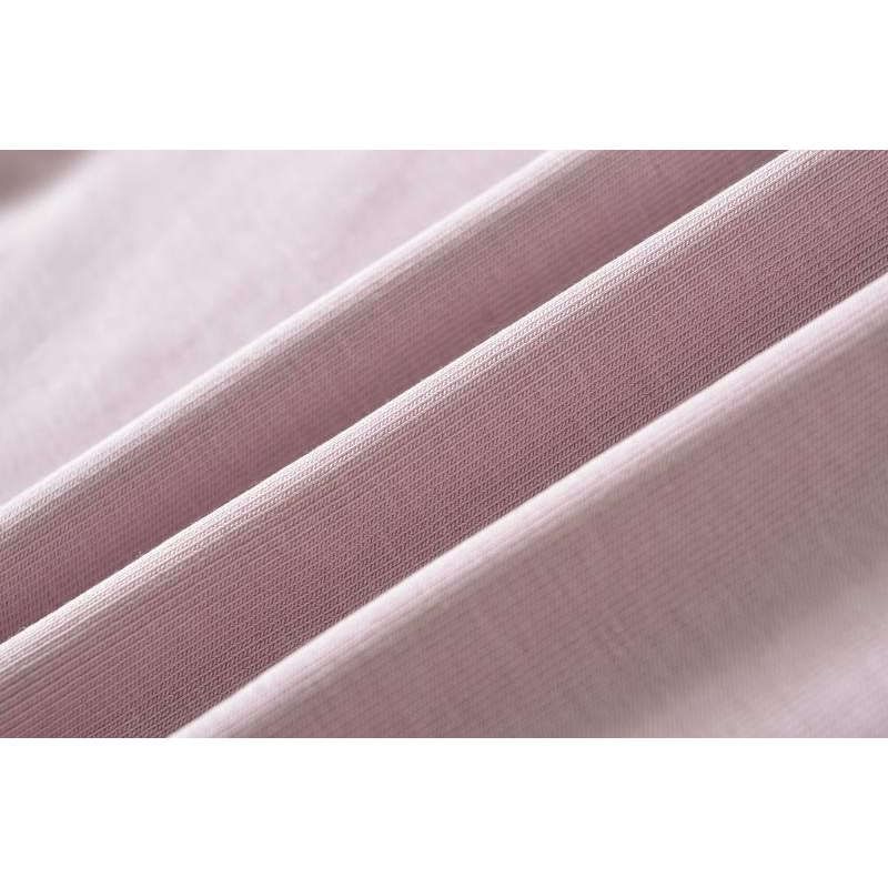 Long Sleeve Queen Anne Neckline Plain Blouse