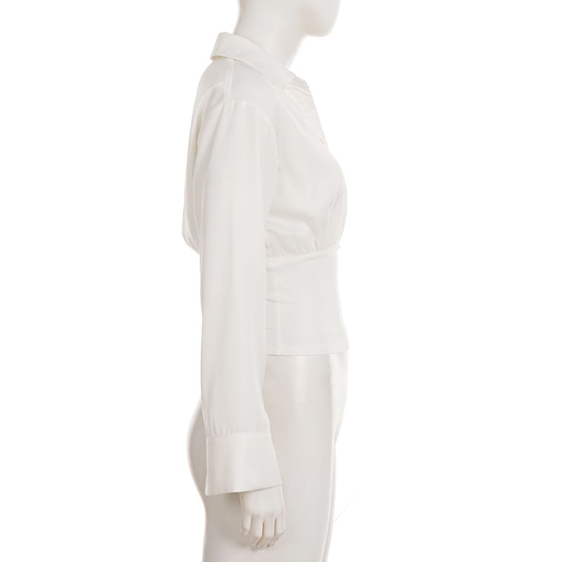 Slim-Fit Overhead Pullover Long Sleeve Shirt