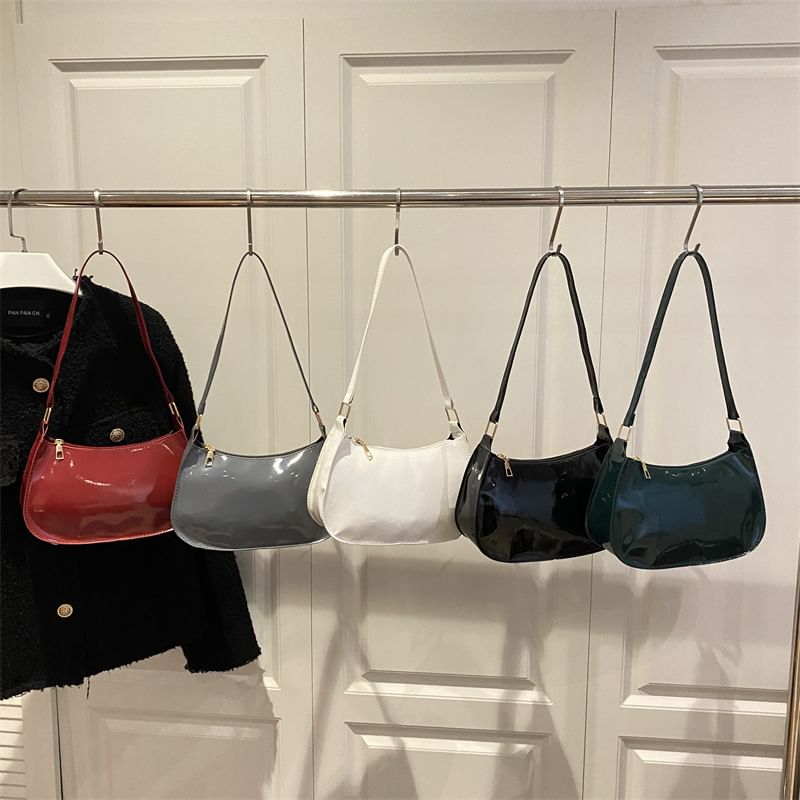 Patent Leather Shoulder Bag