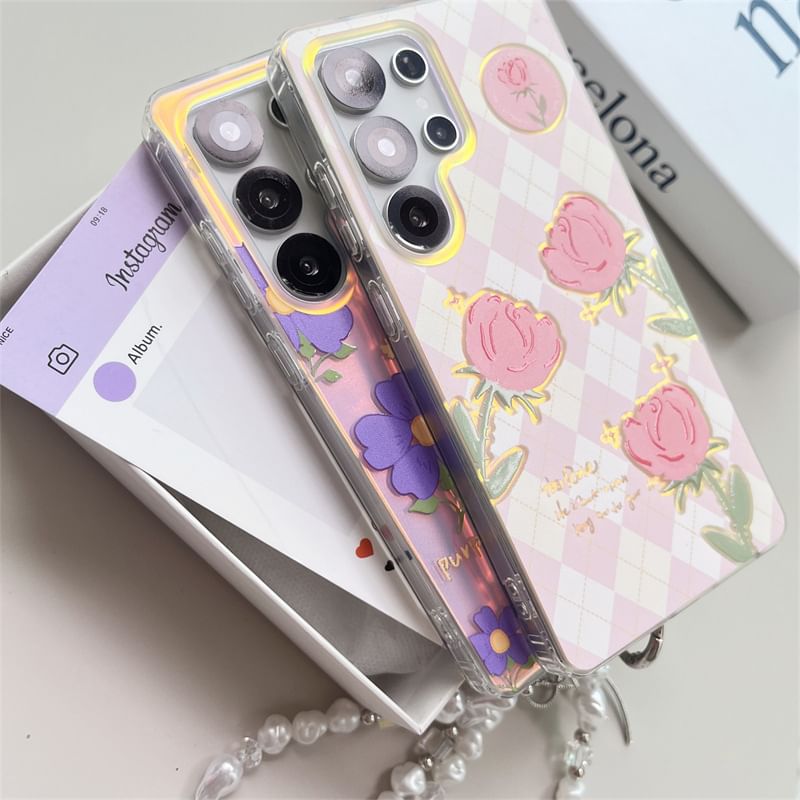 Floral Print Phone Case / Strap / Set