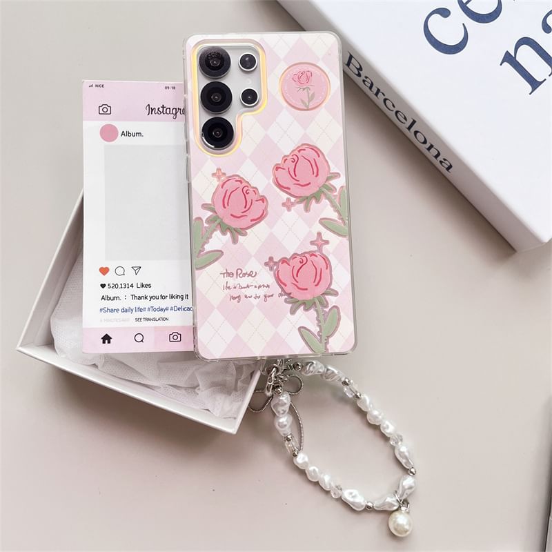 Floral Print Phone Case / Strap / Set