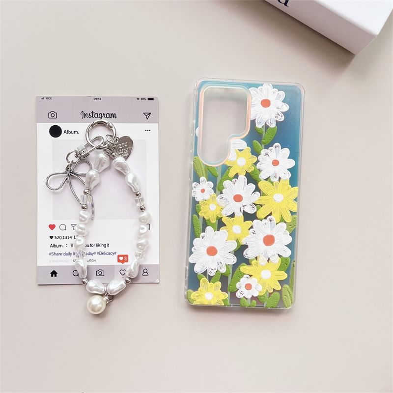 Floral Print Phone Case / Strap / Set
