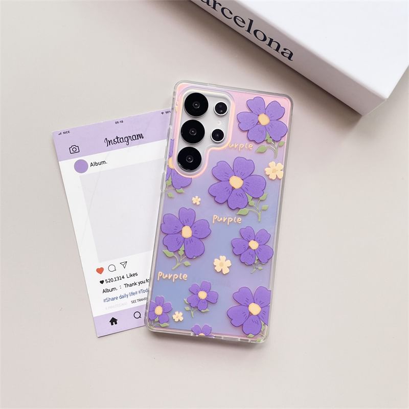 Floral Print Phone Case / Strap / Set